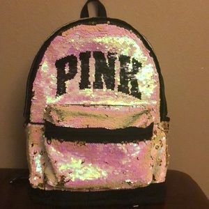 VS flip sequin backpack
